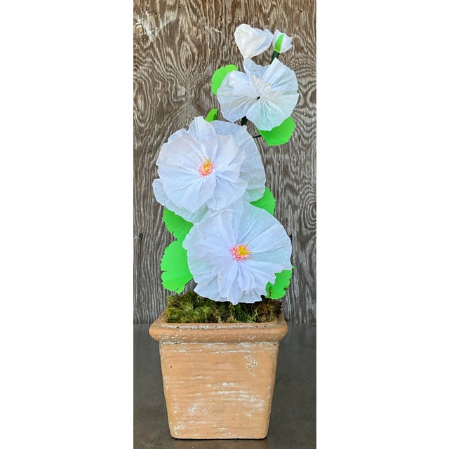 Early 21st Century Contemporary Hand Rolled Paper Flowers For Sale - Image 5 of 9