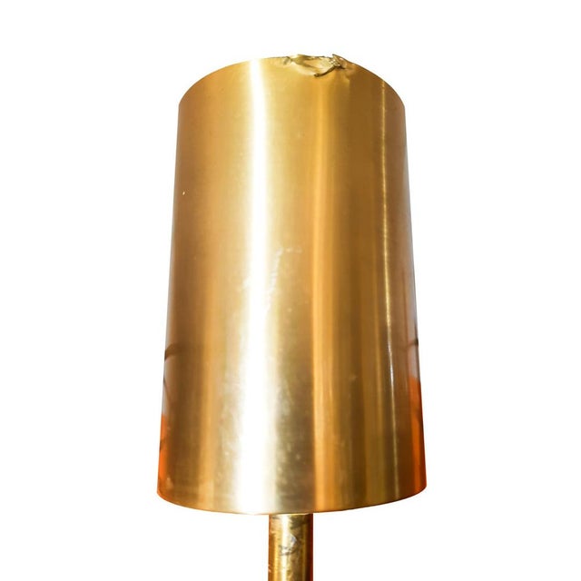 Mid-Century Modern Brutalist Chandelier in Brass with 16 Arms by Angelo Brotto for Esperia, Italy, 1960s For Sale - Image 3 of 7