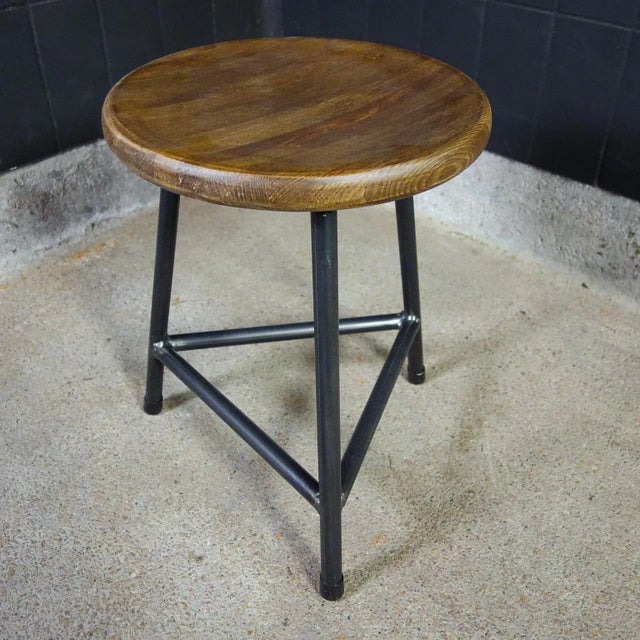 Industrial Tripod Stool from Vivre For Sale - Image 5 of 11