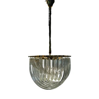 Venini Trilobe Chandelier by Paolo Venini, 1980s For Sale
