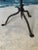 Gold Handcrafted Spanish Iron Martini Table With Antique Gilt Top and Forged Tripod Base For Sale - Image 8 of 12