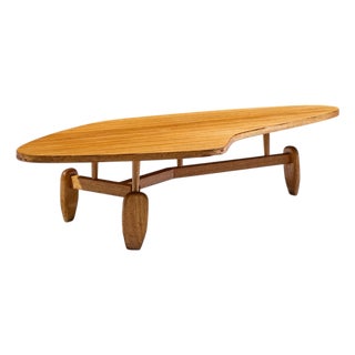 John Keal for Brown Saltman Model 92 Mid Century Outrigger Coffee Table For Sale