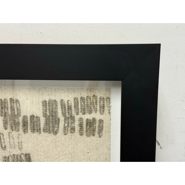 Elvia Perrin for Crate & Barrel Framed "Drawn Straws" For Sale - Image 4 of 12