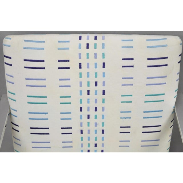 Metal Vintage Mid Century Modern Brno Style Chrome Cantilever Arm Chairs after Milo Baughman - a Pair For Sale - Image 7 of 15