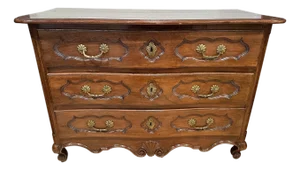 Late 18th Century French 18th Century Walnut Louis XV Period Commode