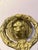1950s Large 8" Vintage Hollywood Regency Solid Cast Brass Lion Door Knocker – 5 + Pounds For Sale - Image 5 of 12