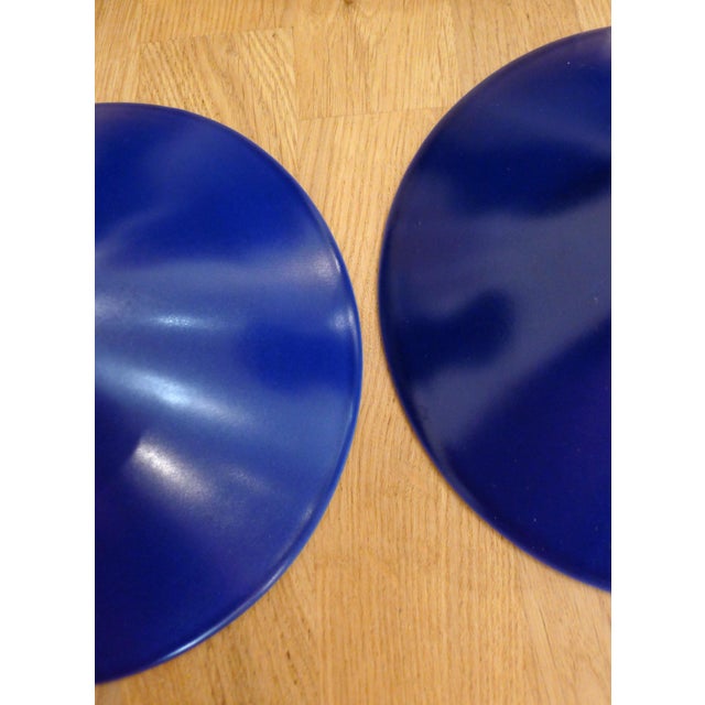 Dessert Bowls in Matte Cobalt Blue Earthenware, 1950s, Set of 6 For Sale - Image 10 of 12