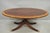 Late 20th Century Ethan Allen Newport Collection Banded Mahogany Oval Duncan Phyfe Coffee Table For Sale - Image 10 of 10