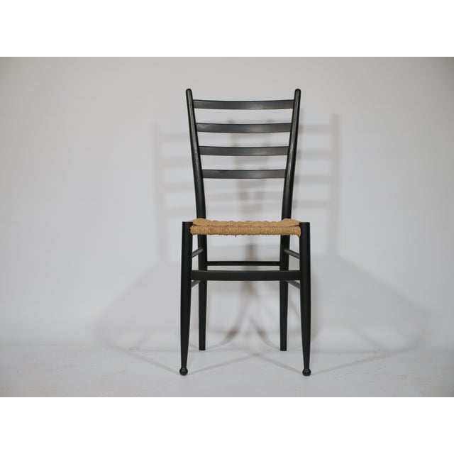 Mid-Century Wicker Chairs & Table, 1970s, Set of 5 For Sale - Image 9 of 18