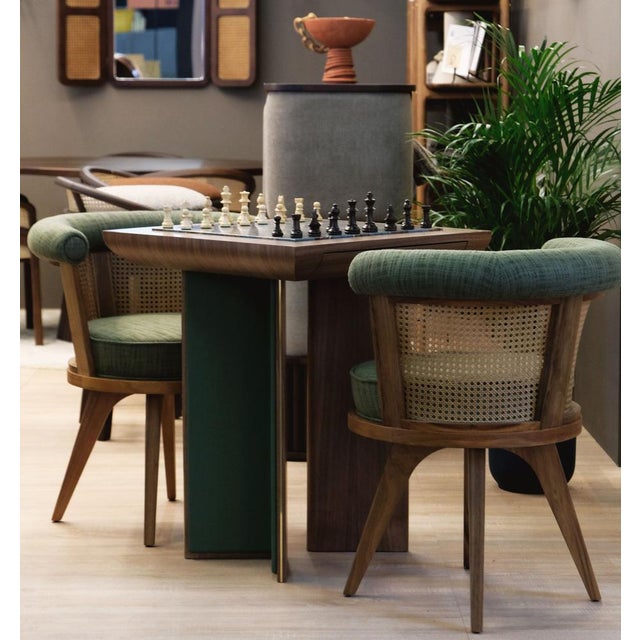 Howard Chess Table by Wood Tailors Club For Sale - Image 11 of 12