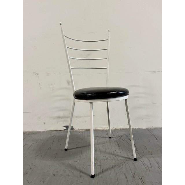 Mid-Century Modern Mid Century McCobb Style Iron Dining Chairs Walter of Wabash For Sale - Image 3 of 3