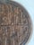 Vintage Persian Hand-Worked Copper Repoussé Wall Charger With Achaemenid Royal Court Scene For Sale - Image 6 of 8