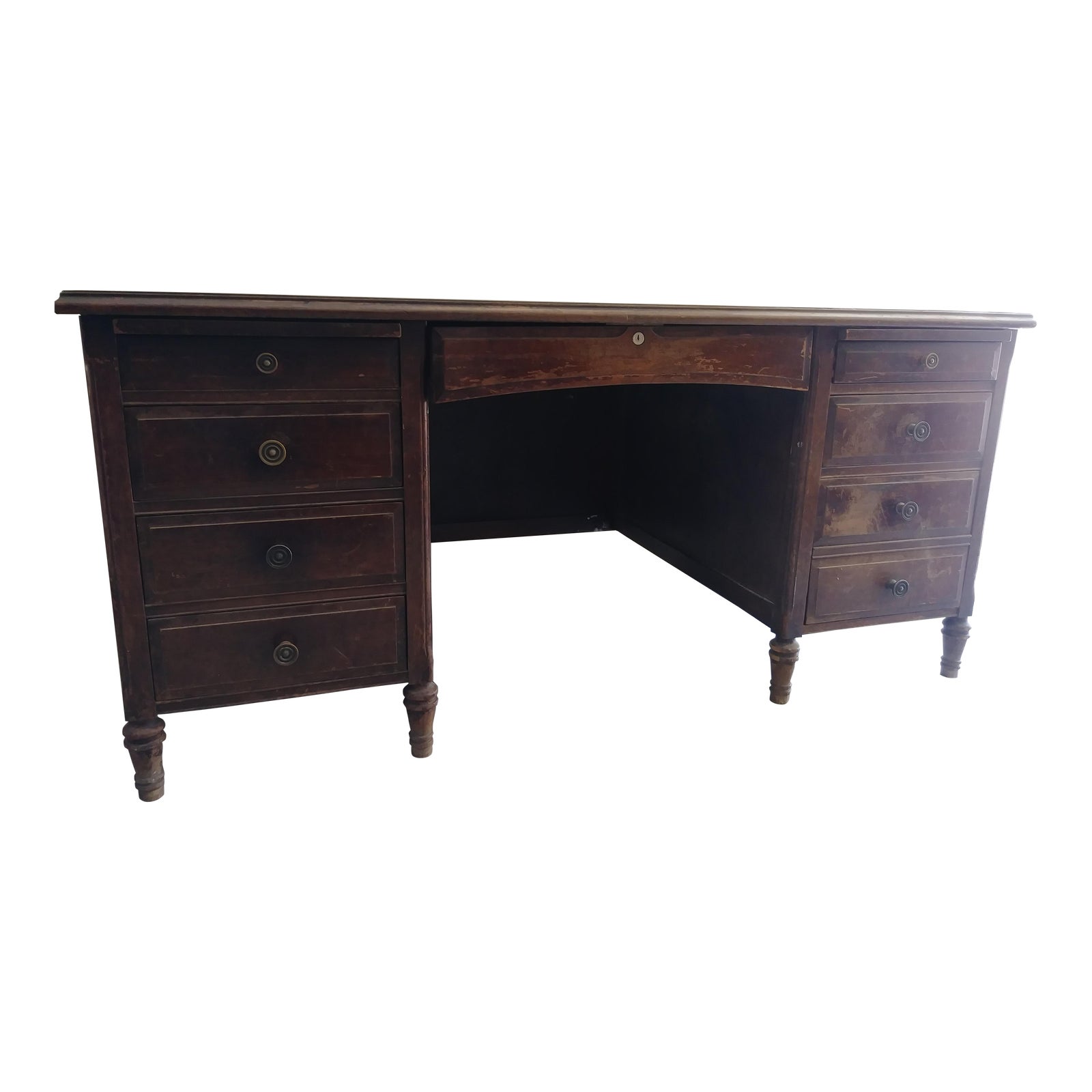 Vintage Jasper Office (Jackson) Executive Desk Chairish