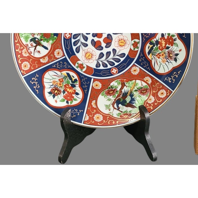 Discover the charm of traditional Japanese craftsmanship with this Vintage Japanese Porcelain platter. Adorned with...