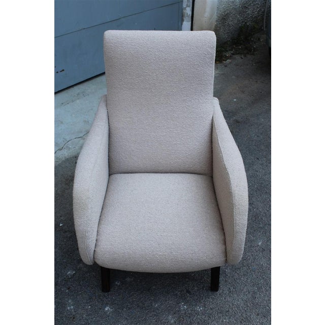 Beige Italian Armchair in the style of Zanuso, 1950s For Sale - Image 8 of 14