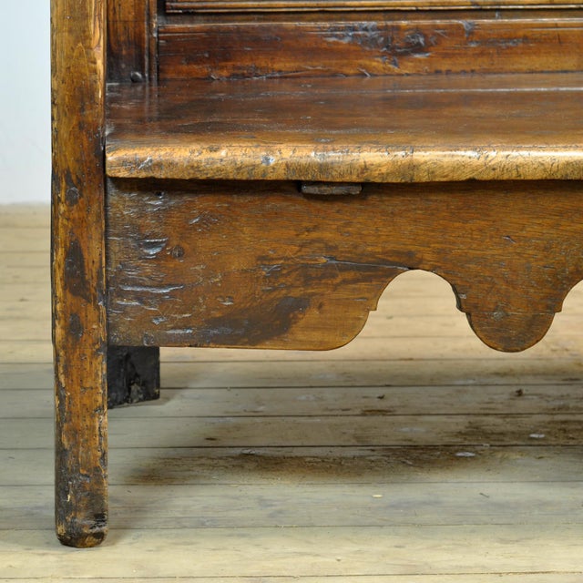 Antique Walnut Bench, Southern France / Northern Spain, 17th-18th Century For Sale - Image 10 of 18