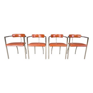 Postmodern Dining Chairs from Segis, Italy, 1980s, Set of 4 For Sale