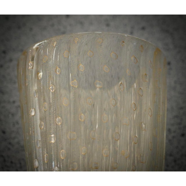 Metal Murano Round Art Glass and Brass Gold Wall Light, 2000 For Sale - Image 7 of 9