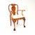 Vintage Queen Anne Style Dining Table and Chairs in Burr Walnut, 1920, Set of 9 For Sale - Image 6 of 11