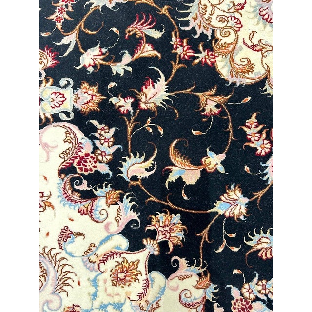 Persian 5x6 Persian Tabriz Masterpiece Rug - 502279 For Sale - Image 3 of 12