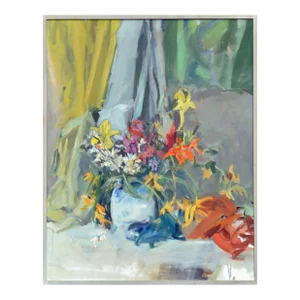 Vintage Abstract Floral Still Life