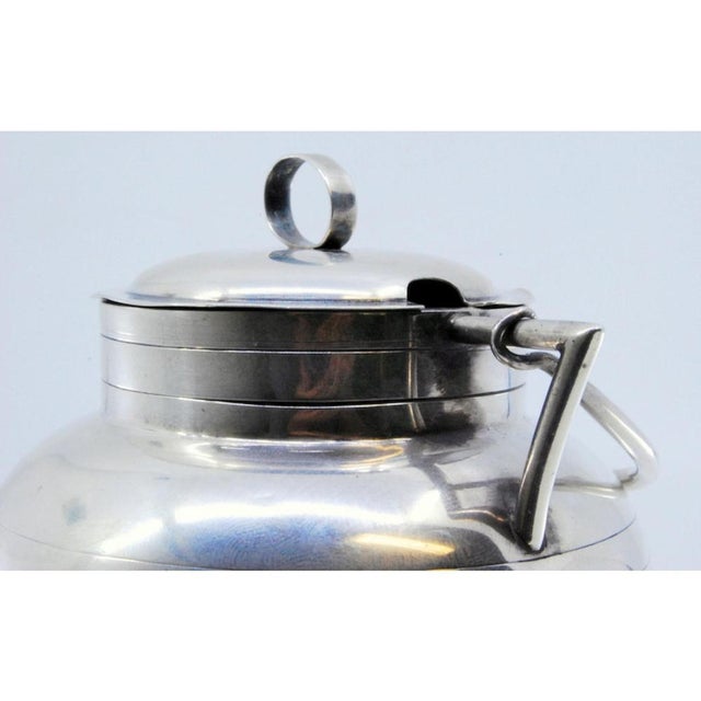 Silver Sugar Bowl with Tripod Stand For Sale - Image 4 of 10