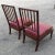 Set of Dining Chairs in Fabric and Wood For Sale - Image 4 of 9
