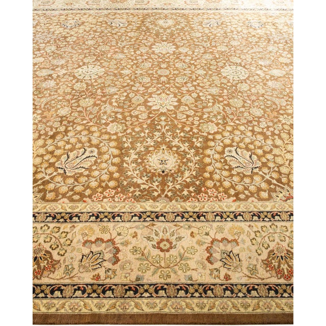Solo Rugs Mogul, One-of-a-Kind Hand-Knotted Area Rug - Brown, 9' 1" x 11' 10" For Sale - Image 4 of 8