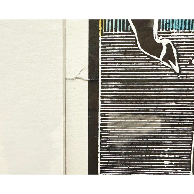 Black “Alice in Wonderland” Painting and Relief Print by Martin Barooshian For Sale - Image 8 of 9