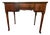 1930s Queen Anne Walnut 3 Drawer Writing Desk For Sale