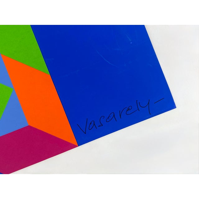 1970s Victor Vasarely, Screen Print Poster for the Munich Olympic Games by Victor Vasarely (19081997), 1972, 1972, Paper For Sale - Image 5 of 13
