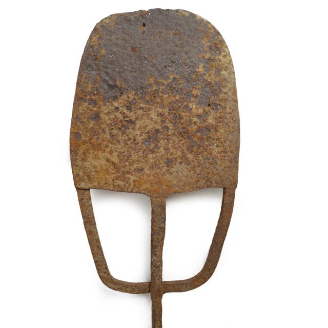 Farmhouse Old Hausa Iron Hoe Farm Tool Currency - a Pair For Sale - Image 3 of 5