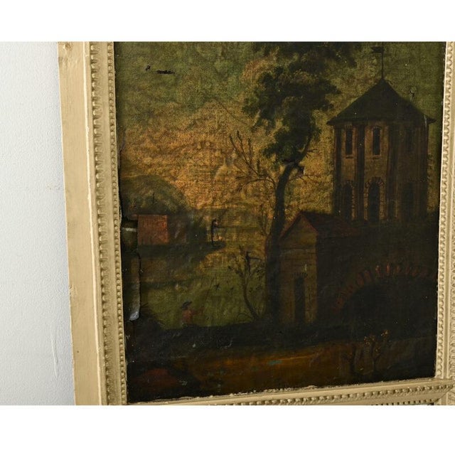 French 19th Century Trumeau Mirror For Sale - Image 10 of 11