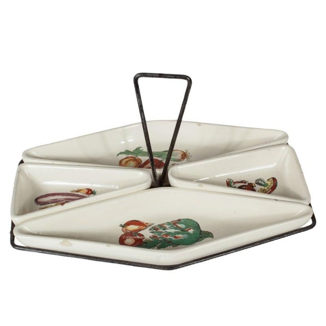 Vintage Italian Appetizer Server from Pacetti Albisola, 1950s For Sale - Image 15 of 15