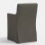 Stoffer Home x Cloth & Company Lindy Slipcover Dining Arm Chair in Textured Linen Charcoal For Sale In Chicago - Image 6 of 7
