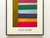 Mid-Century Modern Jack Bush Estate Vintage Modernist Lithograph Print Framed Abstract Expressionist Museum Poster " Tall Spread " 1966 For Sale - Image 3 of 15