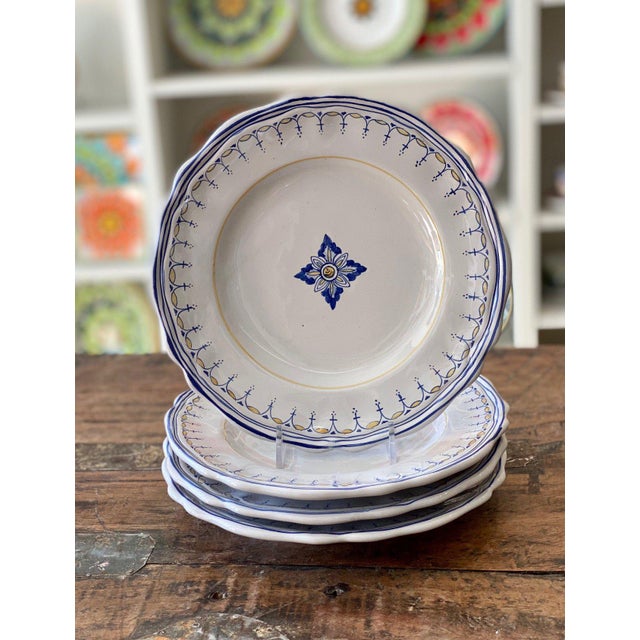 2020s Antico Deruta Salad Plate, Simplified - Set of 4 For Sale - Image 5 of 5
