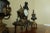 Antique 3 Piece Bronze Clock & Urn Set For Sale - Image 4 of 13