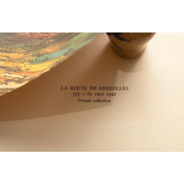 1947 After M. Vlaminck "The Brezolles Road", First Edition Period Parisian Offset Lithograph For Sale In Dallas - Image 6 of 8