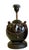 Vintage Glazed Ceramic Elephant Lamps - a Pair For Sale In West Palm - Image 6 of 12