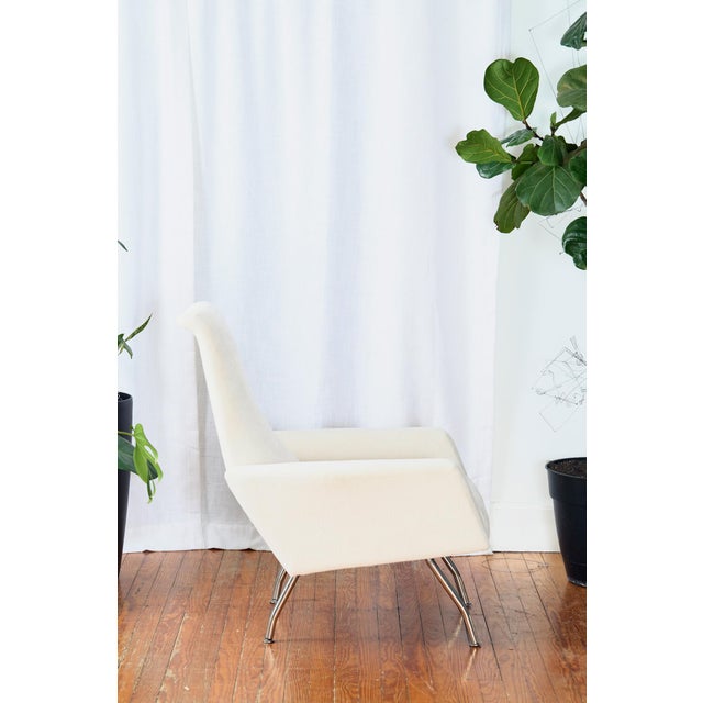 Pair of Mid Century Italian Lounge Chairs, Restored For Sale - Image 12 of 14