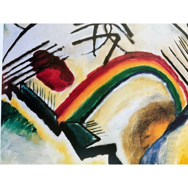 Wassily Kandinsky Authentic Original Vtg. 1991 Tate Gallery Exhibition Poster of Masterpiece "Cossacks" (1910–1911) For Sale - Image 4 of 13