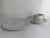 Lino Avorio Cup with Saucer and Plate by Emilio Bergamin for Taitü, 1997, Set of 3 For Sale - Image 6 of 7