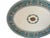 1970s Vintage Wedgwood Florentine Turquoise 15.5” Oval Serving Platter W2714 Fruit Center England 1970s-1980s For Sale - Image 5 of 8