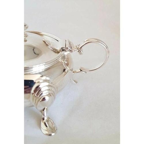 Antique Sterling Silver Cruets, London, 1930s, Set of 3 For Sale - Image 9 of 15