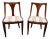 Vintage Pair of Regency Style Emprire Directorie Style Dining Side Chairs. Possibly Attributed to Kindel For Sale
