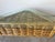 Brown Vintage Coastal Rattan Triangular Coffee Table With Glass Top/ Sold For Sale - Image 8 of 12