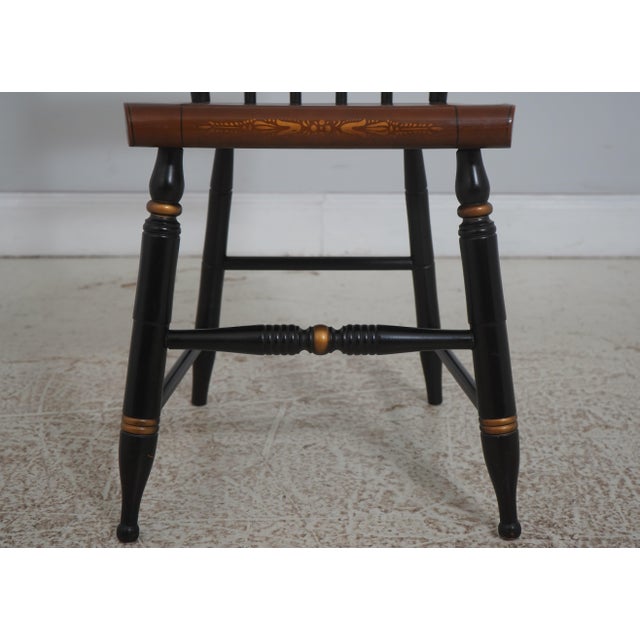 Set of 6 Hitchcock Painted Dining Chairs For Sale In Philadelphia - Image 6 of 18