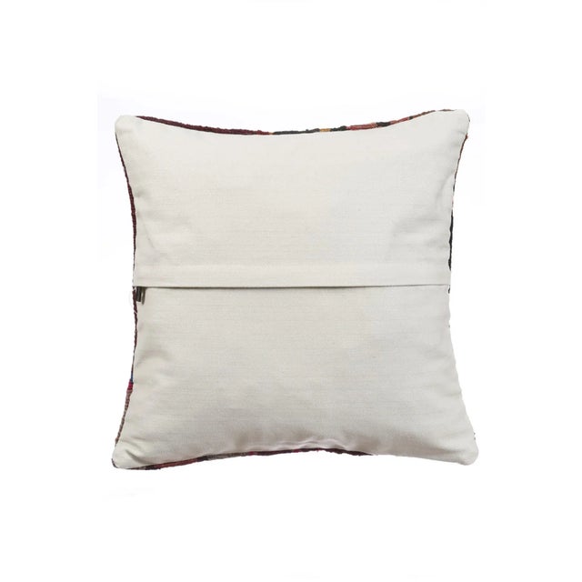 Mid-Century Modern Decorative Kilim Pillow Cover For Sale - Image 3 of 4