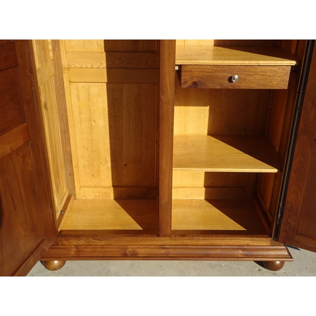 Louis XIII Walnut Wardrobe, 1960s For Sale - Image 13 of 18